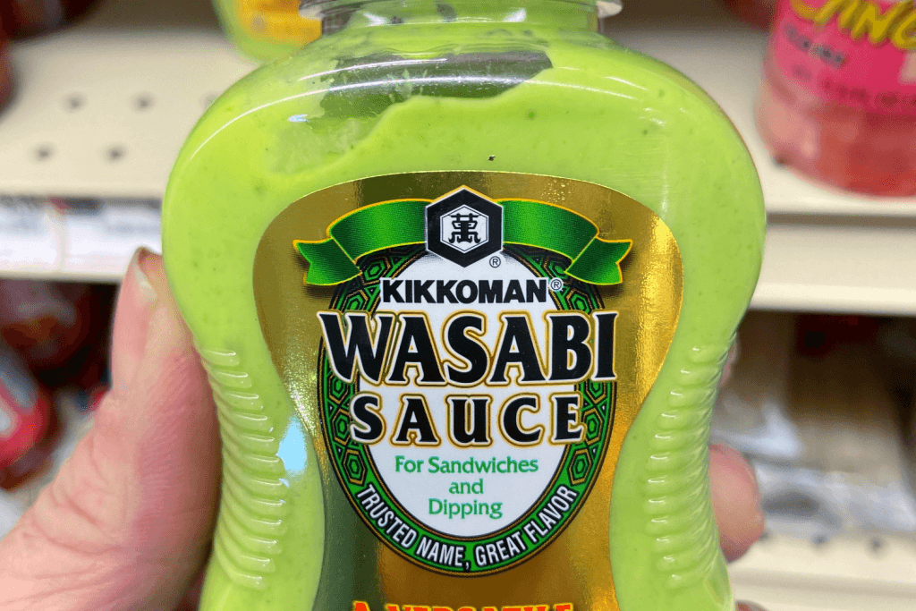 Green Western wasabi sauce.