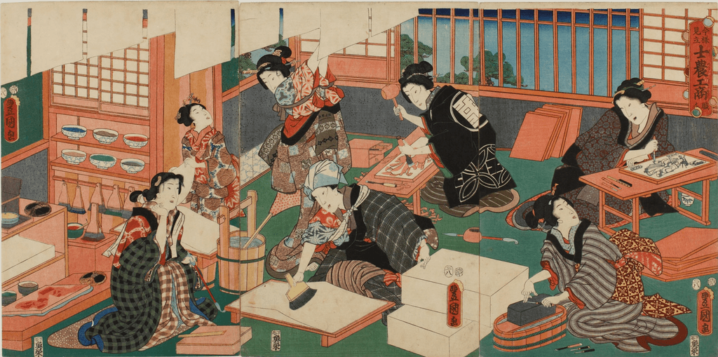 An ukiyo-e painting by Utagawa Kunisada.