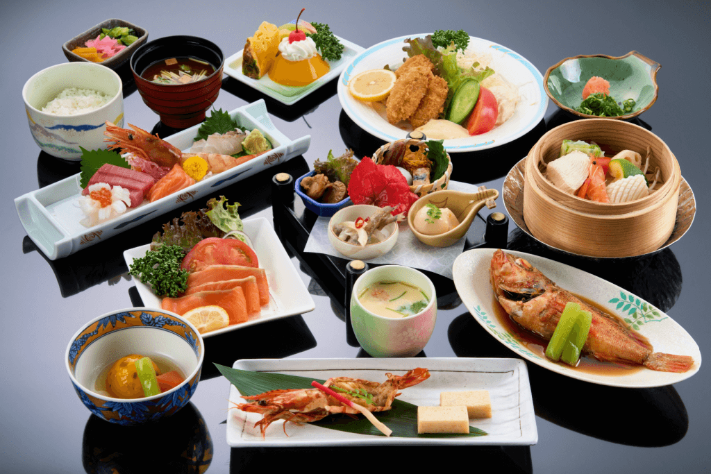 Another example of Japanese banquet meals.