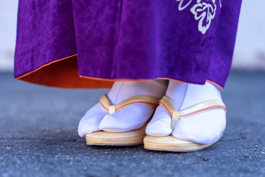 3 Pairs Lady Girls Cotton Split Toe Tabi Socks Japanese Kimono Geta Sweet  Casual