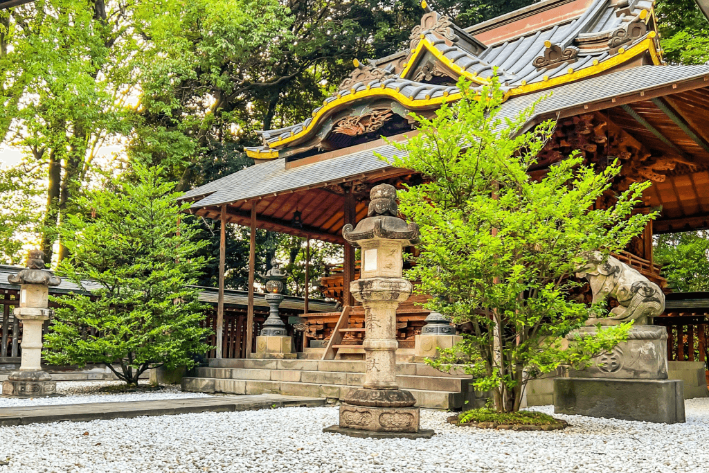 A shrine in Saitama City, similar to Musashi Ichinomiya Hikawa.