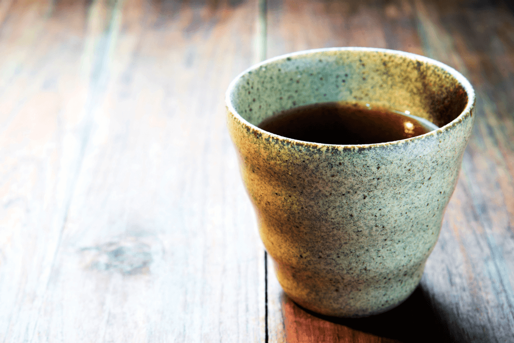 A ceramic cup that's perfect for the seasonal holidays.