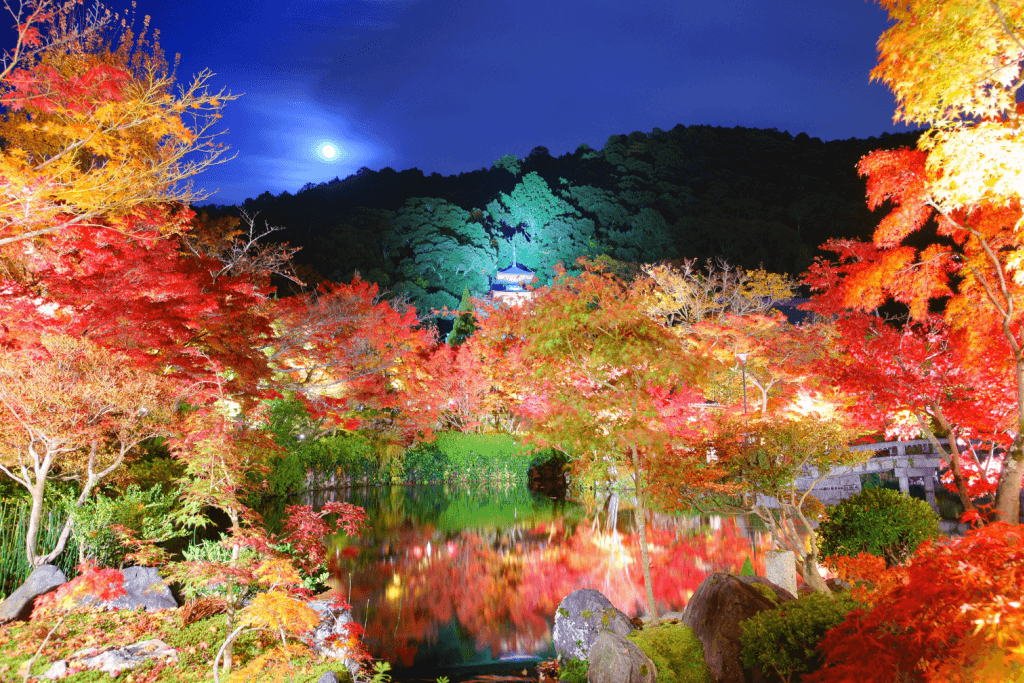 A moon festival during autumn.