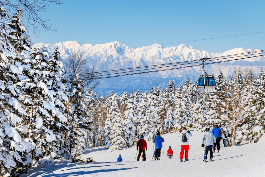 Shiga Kogen in Nagano, one of many Japan ski resorts.