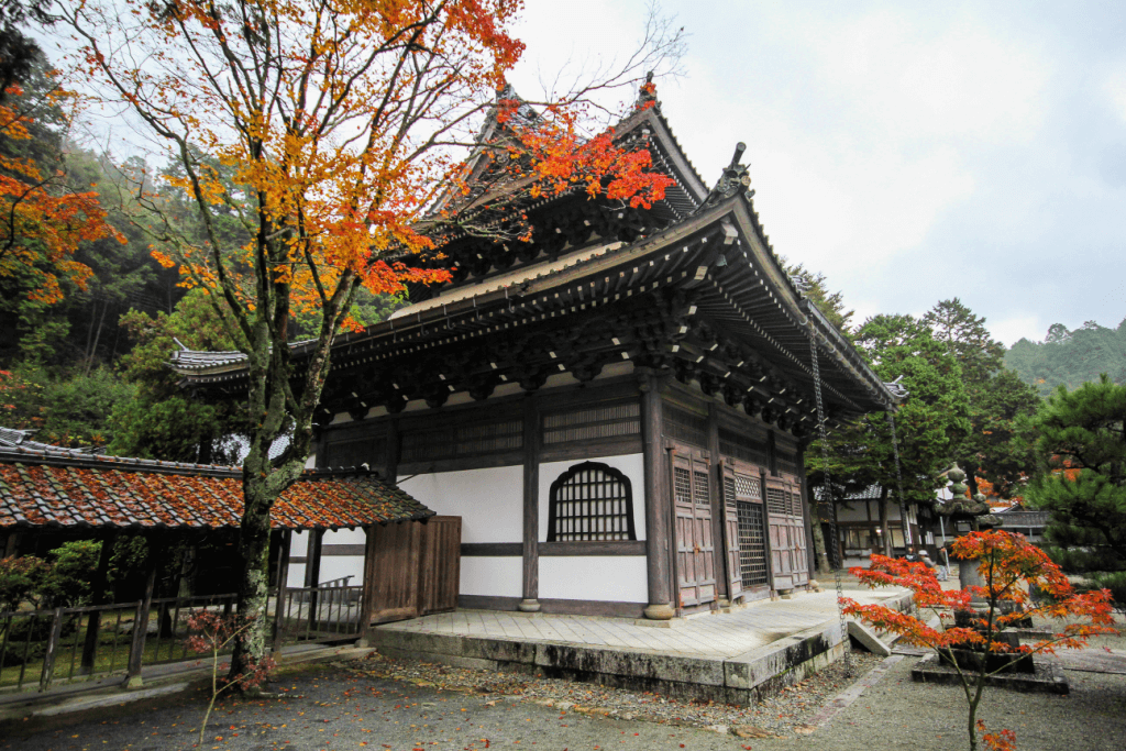 Buttsuji Temple in the autumn.