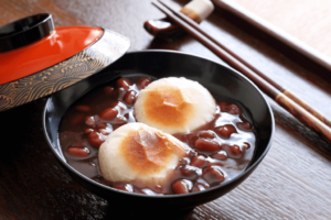 A bowl of oshiruko.