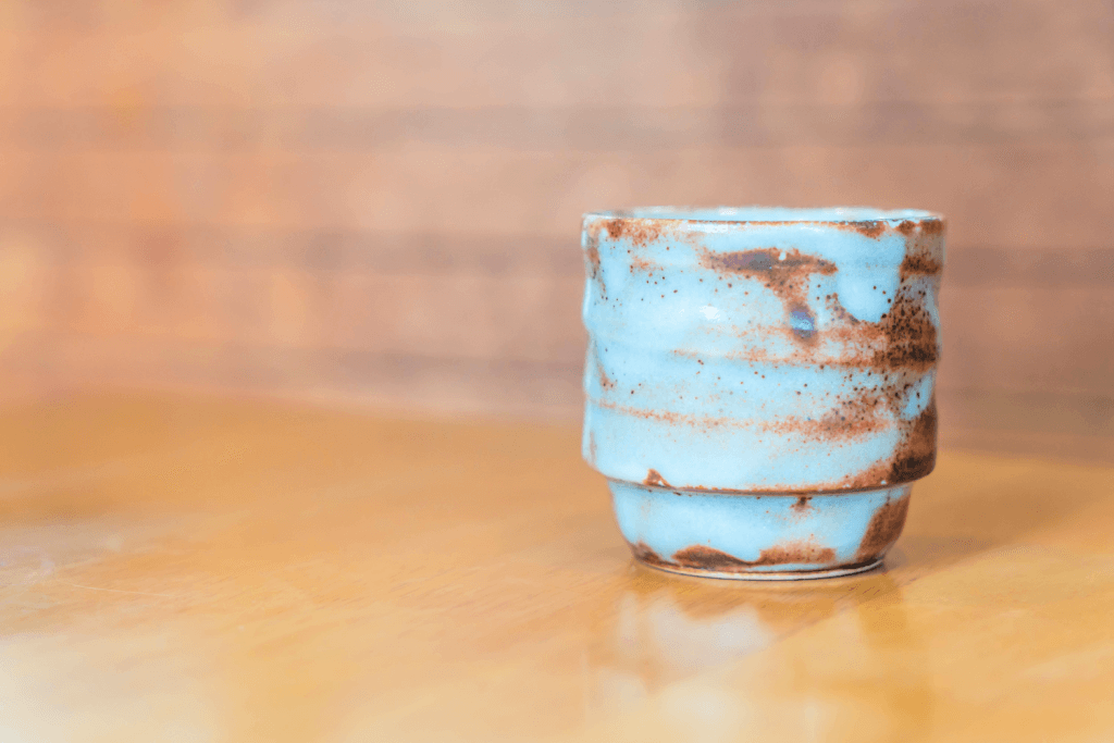 A pottery mug from Gifu.