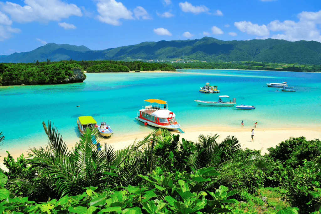A beach in Okinawa.