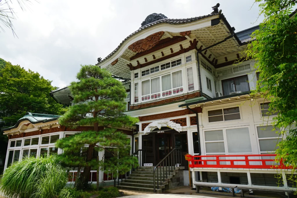 The Fujiya Hotel, one of the most famous buildings in Japan.