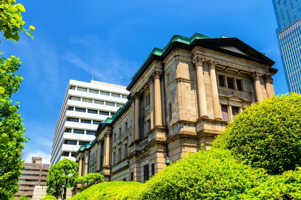 The old Japan Central Bank building.