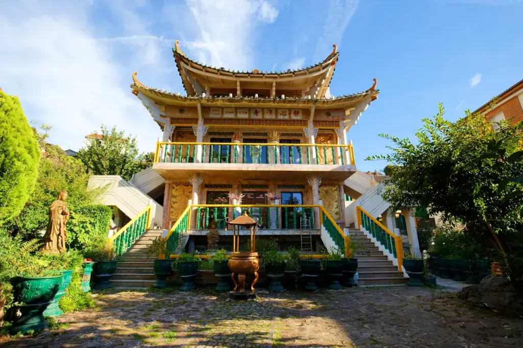 A pagoda in France.