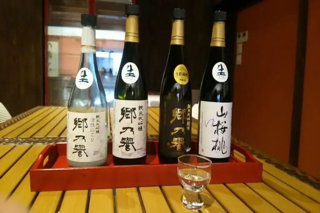 Sake from Sudo Honke, one of the oldest sake breweries in the world.