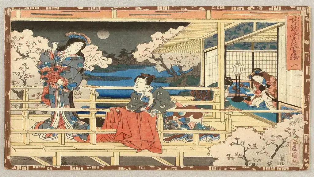 A scene from "The Tale of Genji".