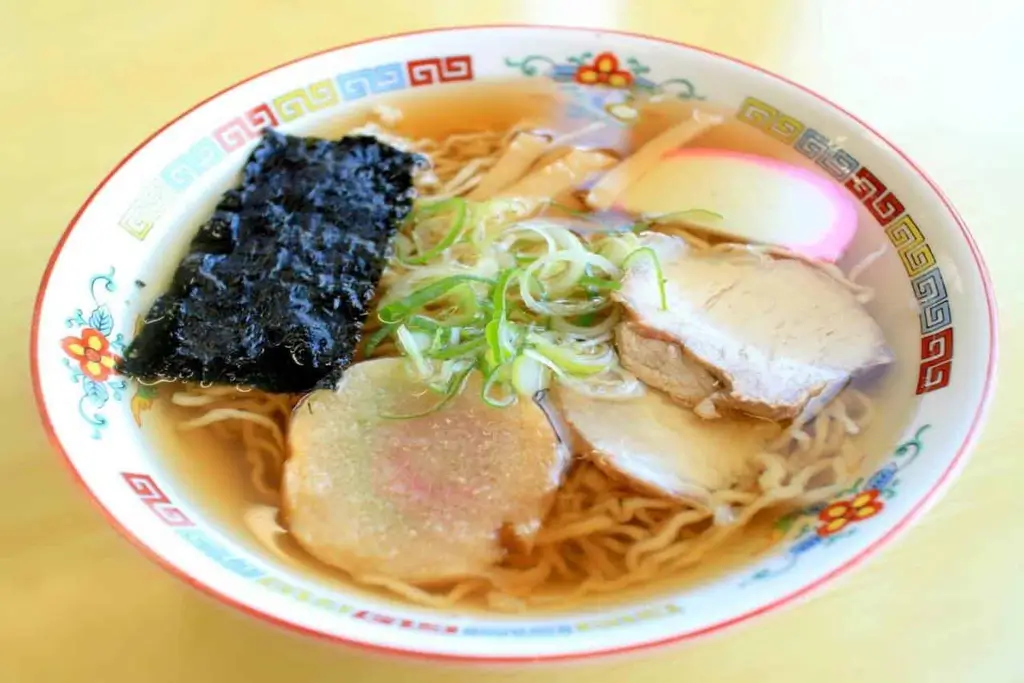 A bowl of Jumonji ramen from Akita.