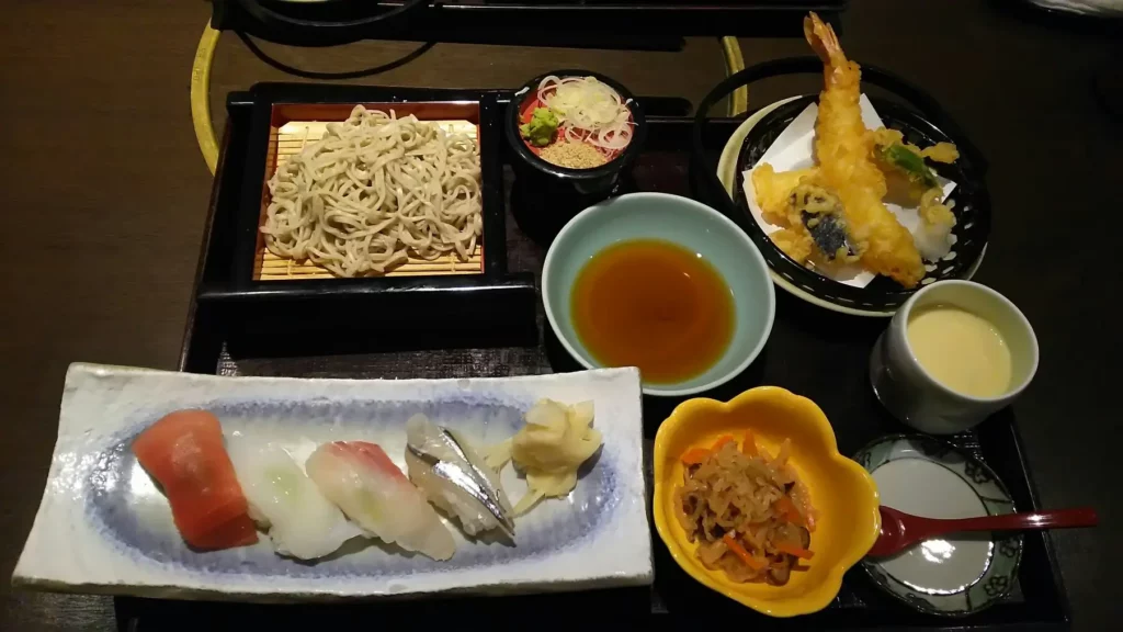 A meal from an onsen in Odawara.