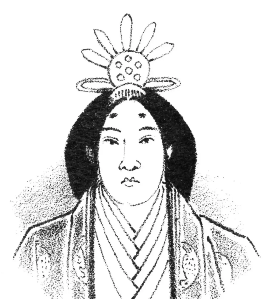 An illustration of Empress Genmei.