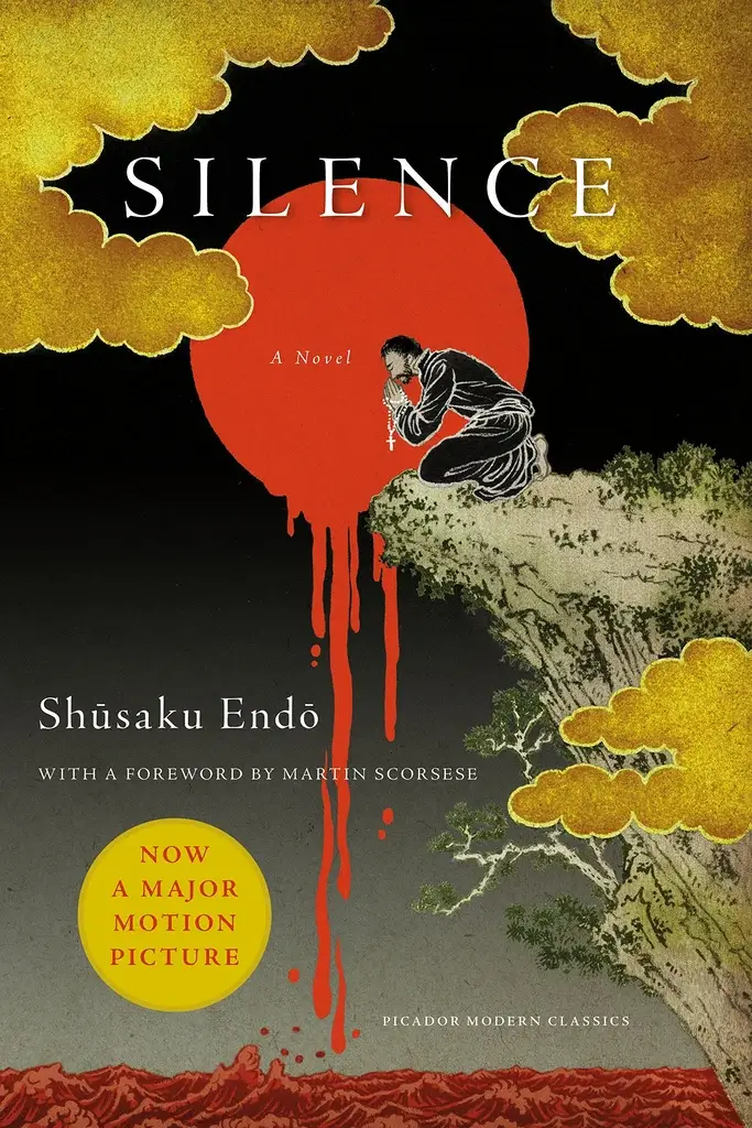 The front cover of "Silence" by Shusaku Endo.
