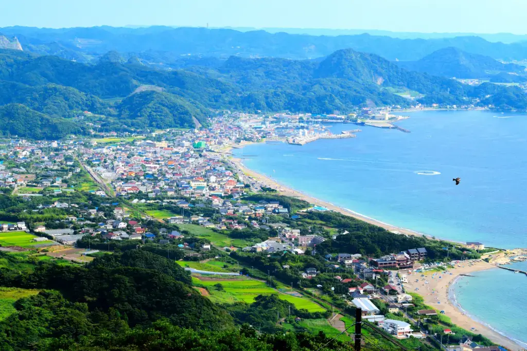 The Boso Peninsula in Chiba.