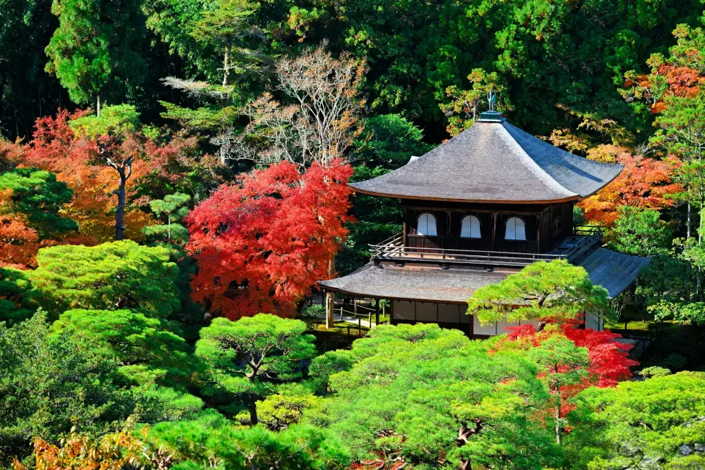 Ginkakuji Temple in Kyoto.