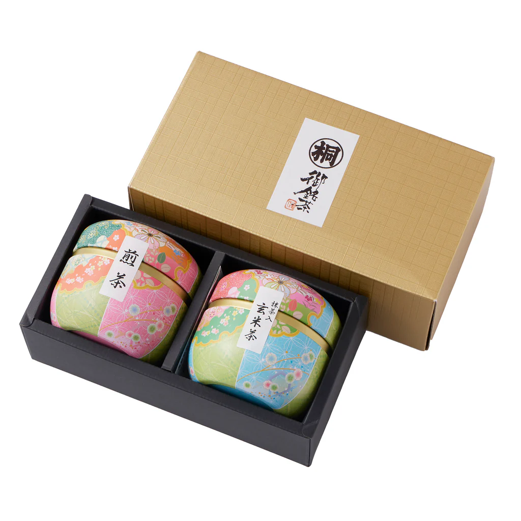 A Japanese tea set featuring sencha and genmaicha. It's one of many great Father's Day gifts to buy.