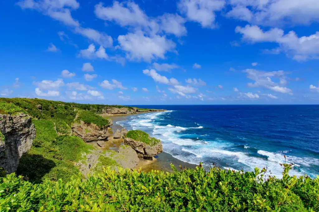 Cape Kyan in Okinawa.