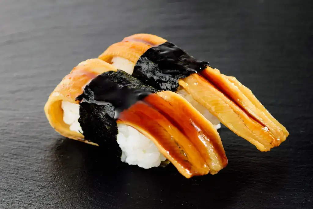 Conger eel sushi.