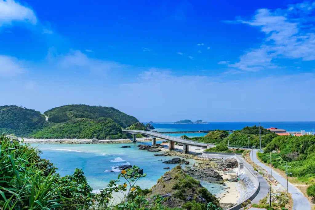 A bridge in the Kerama Islands.