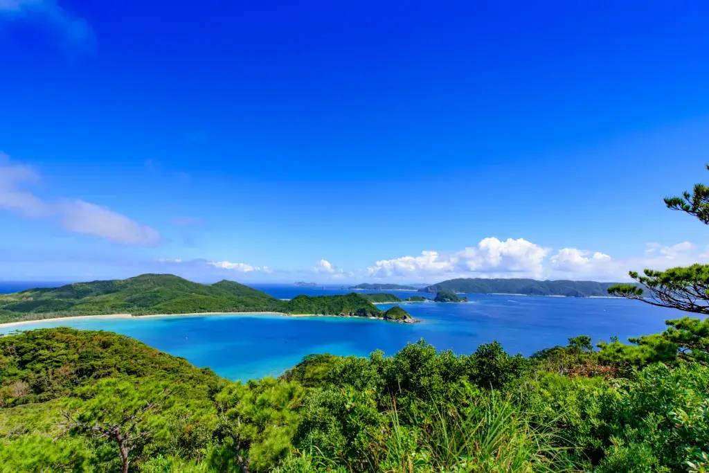 A small area of Kerama Islands.