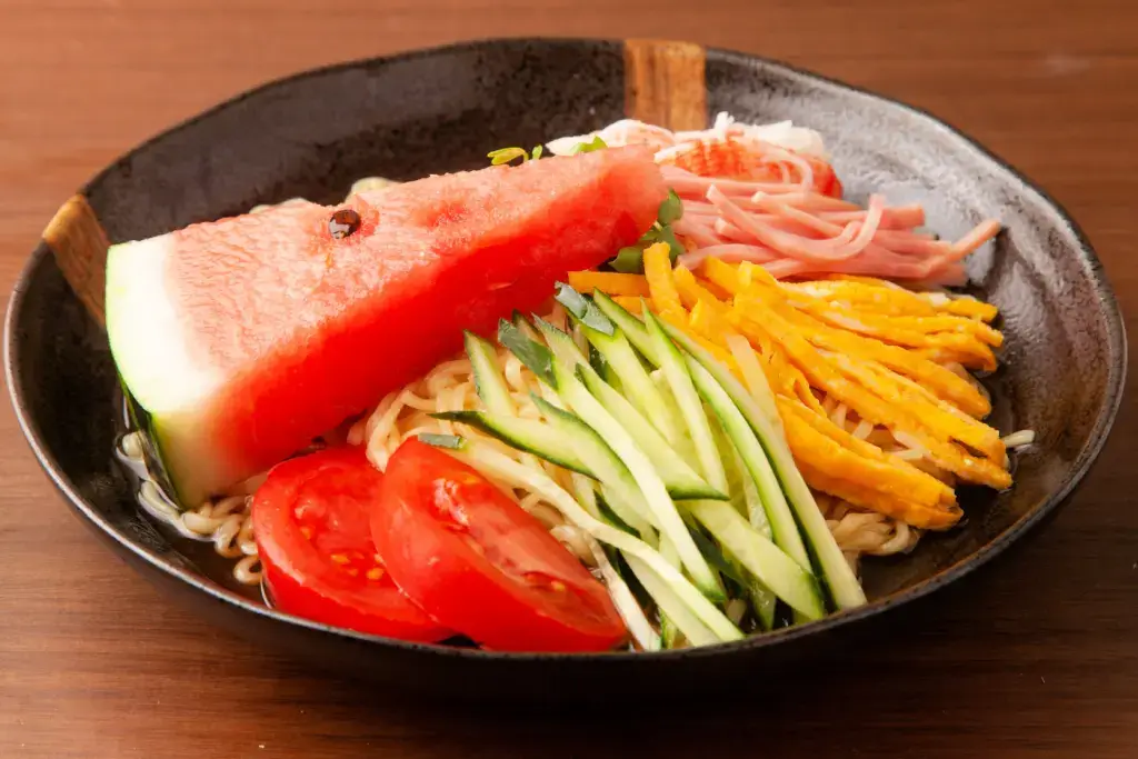 A bowl of Morioka ramen