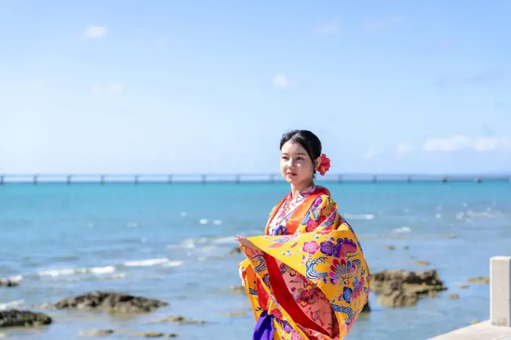 A woman in the Ryukyu islands.