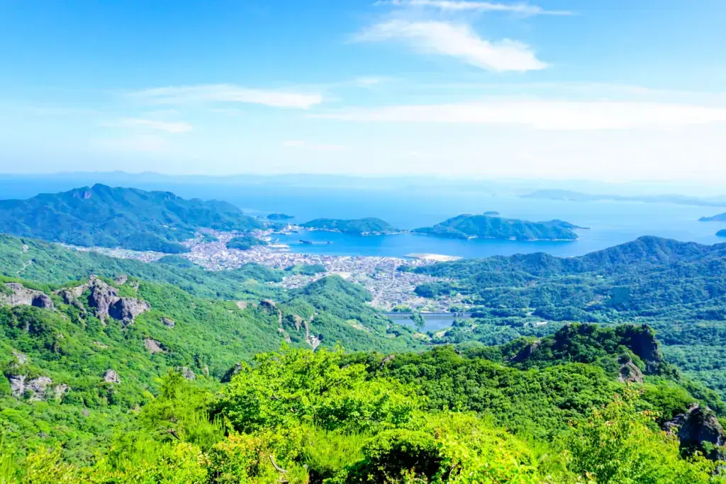 Kankakei Gorge from a bird's eye view.