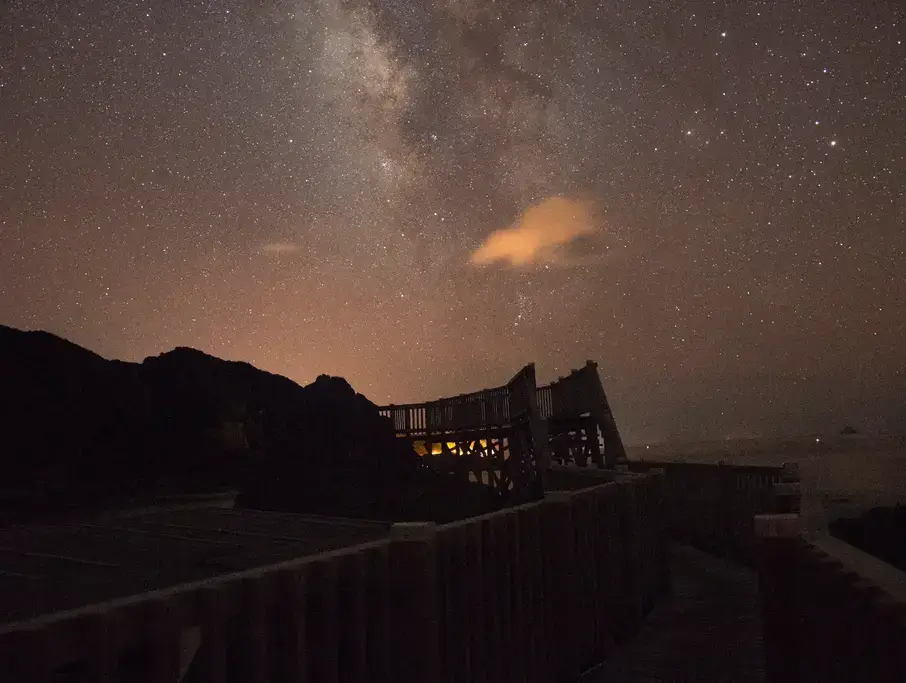 A stargazing spot in Kozushima Island, Tokyo.