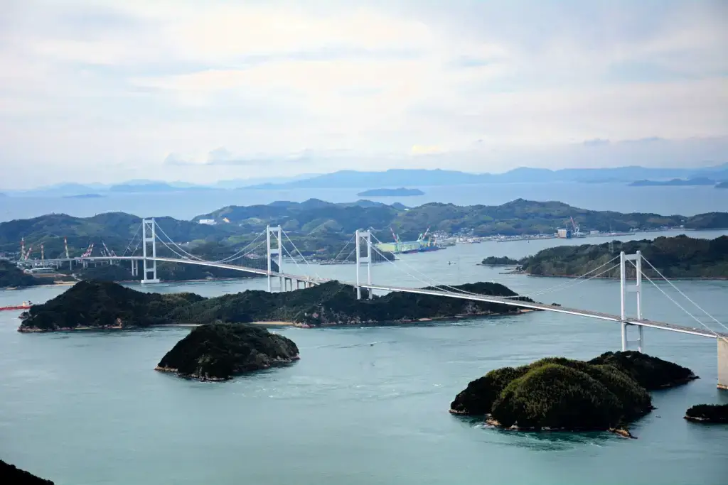 A bridge at Shinanami Kaido.