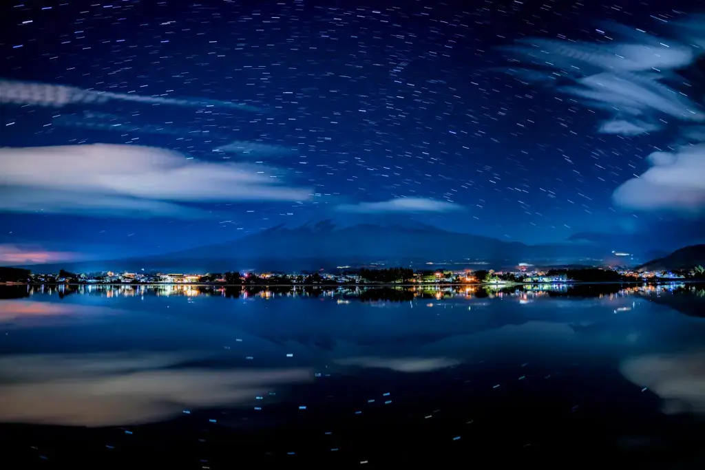 An area near Mt. Fuji that's perfect for stargazing.