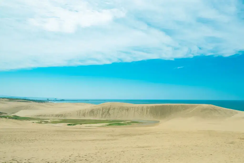 A clear blue day in Tottori Prefecture.