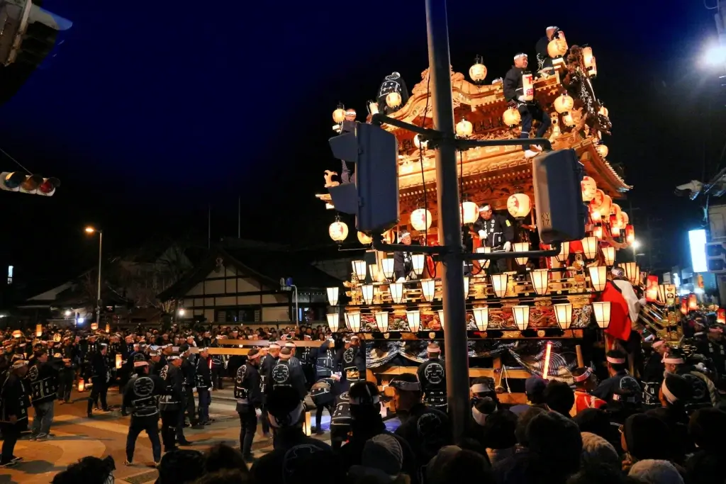 A float at the Chichibu Yomatsuri Festival.