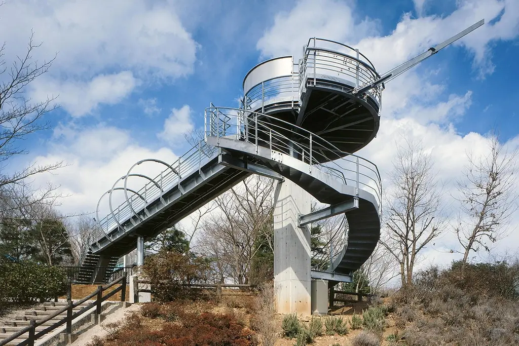 An observatory near Departure Hill in Chichibu.