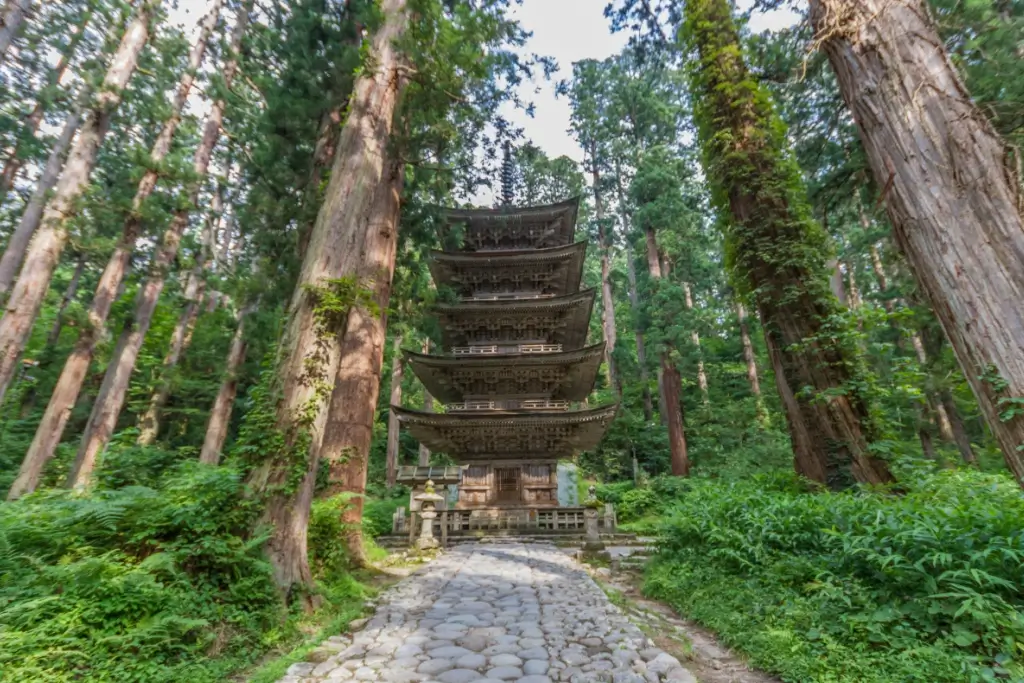 A shrine near Mount Haguro.