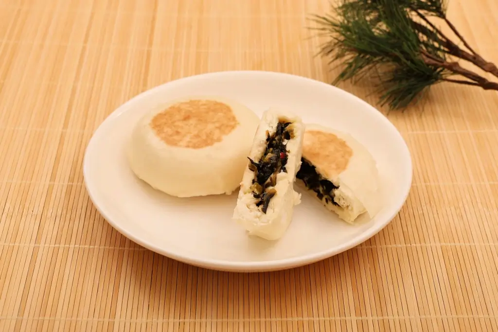 A plate of oyaki dumplings from Nagano.