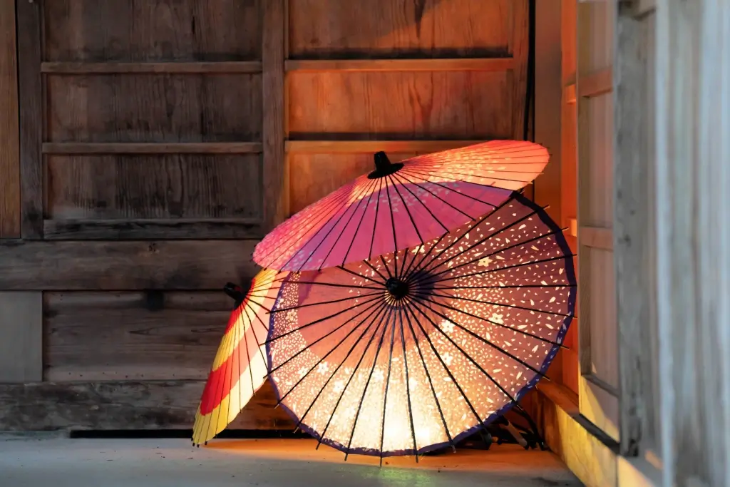 A few parasols on display in Ishikawa.