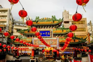 Yokohama Chinatown entrance in Kanto.