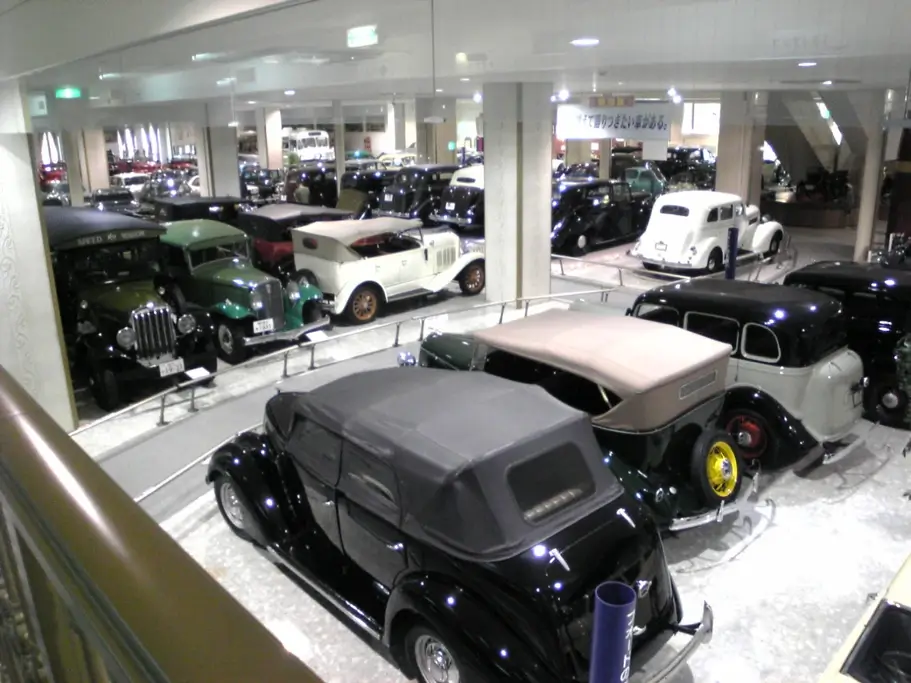 Vintage cars at the Motorcar Museum of Japan in Ishikawa.