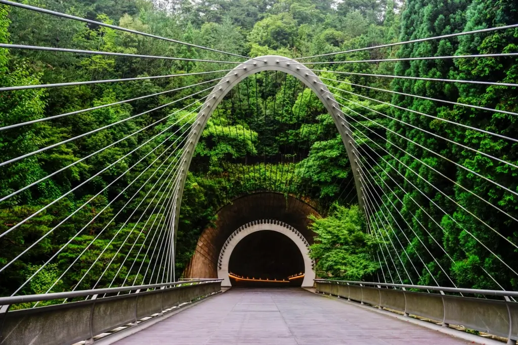 A bridge near Miho Museum.