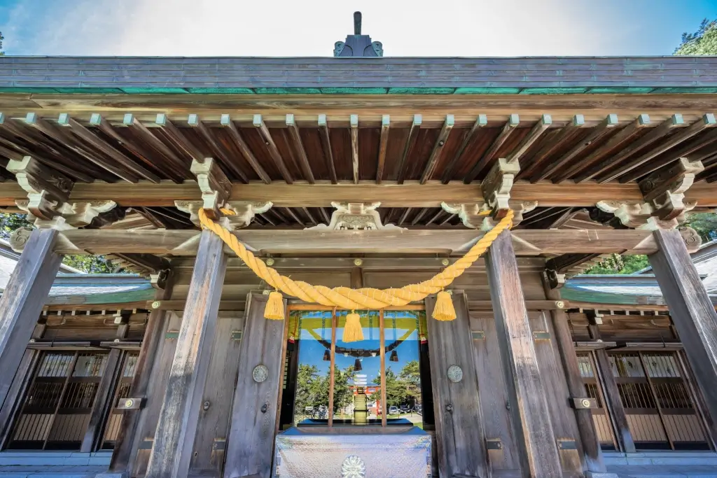 Sumiyoshi Shrine in Hokkaido.