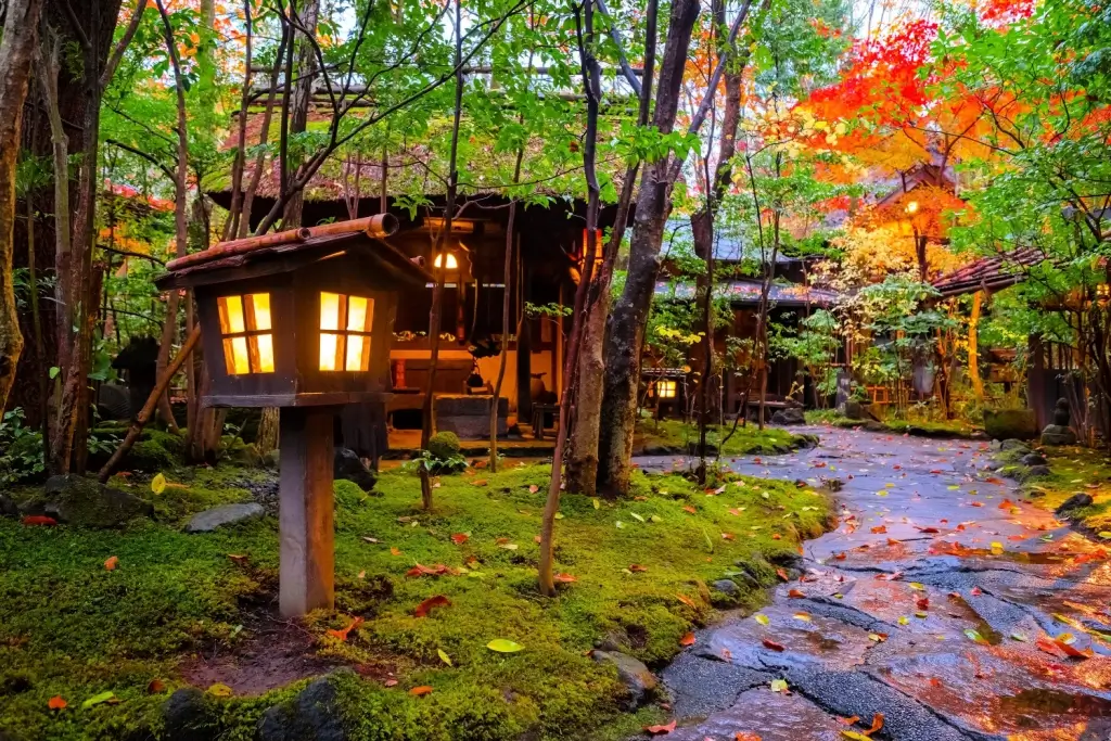 A quaint cabin in Kurokawa Onsen.