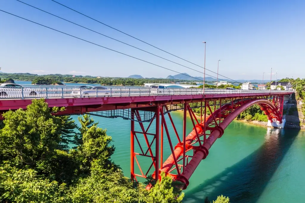 The Five Bridge Amakusa in Kumamoto.