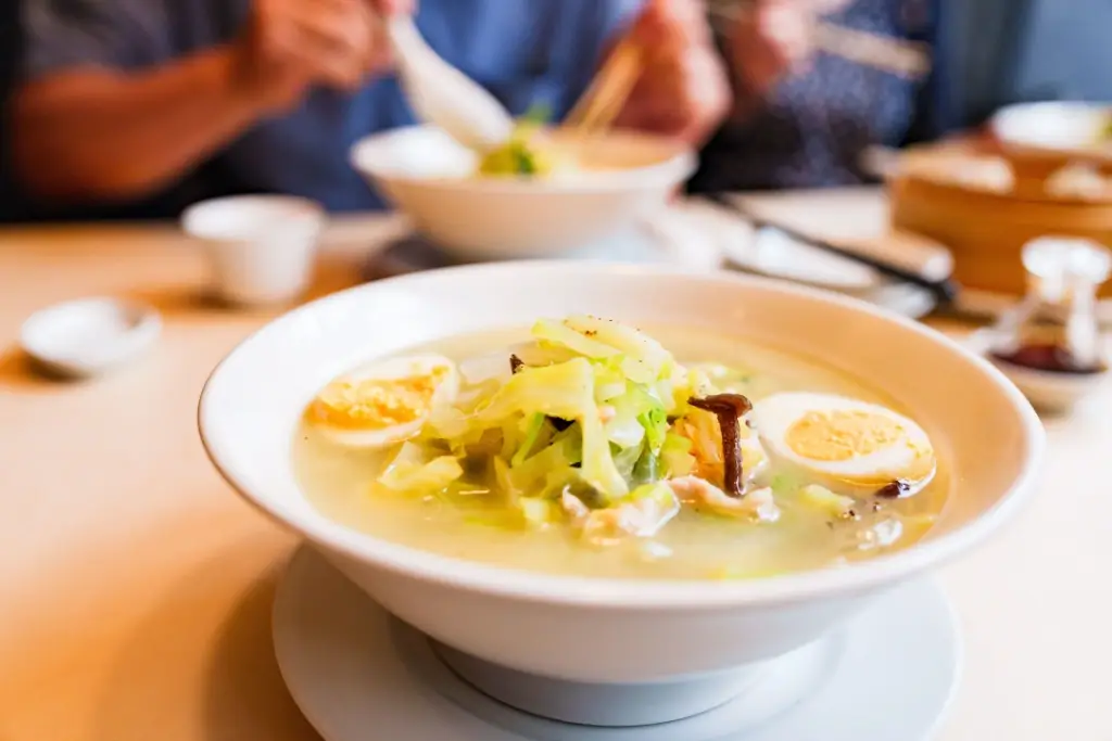 A bowl of taipien from Kumamoto.