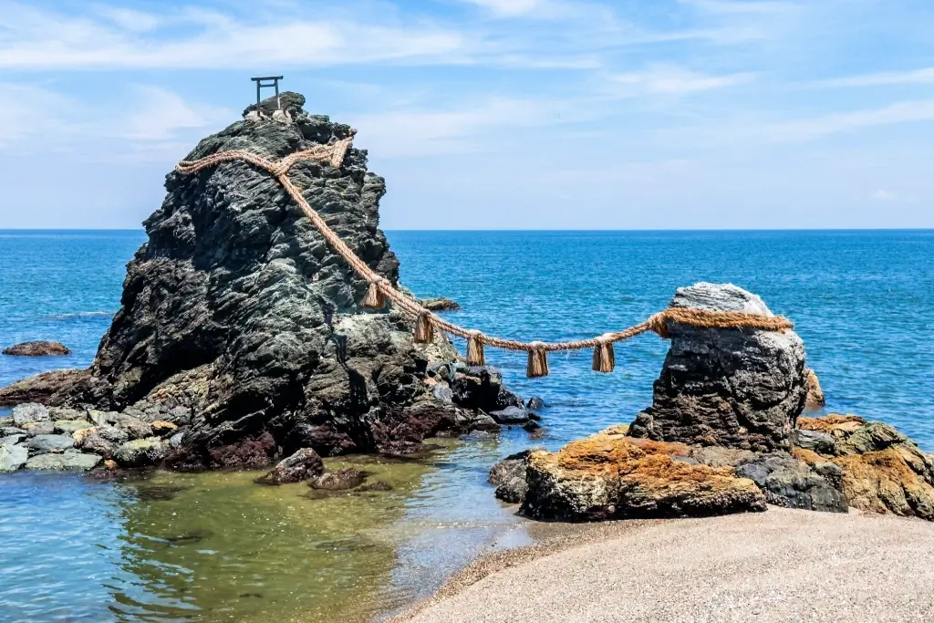 Meoto Iwa in Mie Prefecture.