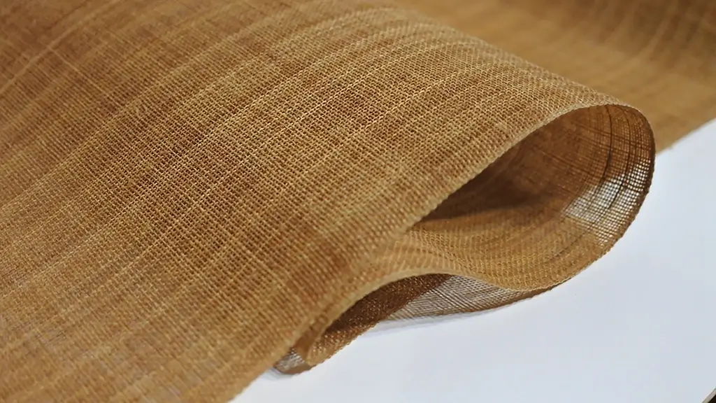 A sheet of Uetsu Tilia Bark Cloth. It's brown and wooden.