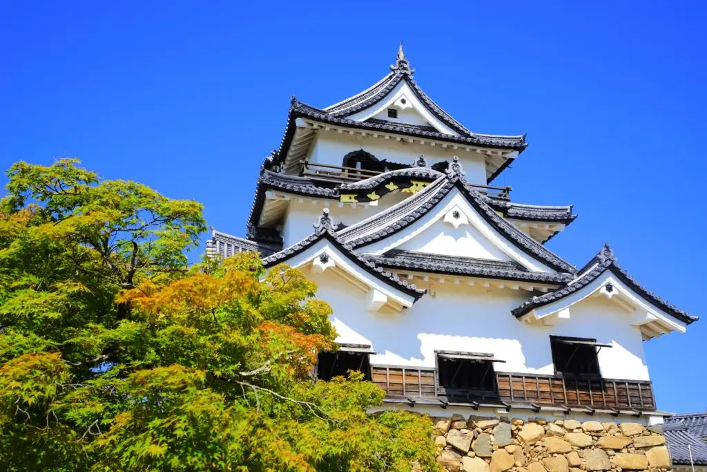 A Japanese castle in Hikone.